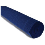 Papir krep 180g 50x250 cm Cartotecnica Rossi 555 indigo plavi