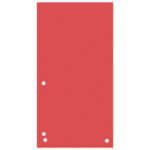 Pregrada kartonska 23,5x10,5 cm pk100 Donau 8620100-04PL crvena