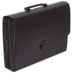 Torba za kućni budžet 26 pregrada s kopčom pp Donau 8558001PL-01 crna - Slika 2