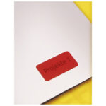 Etikete ILK  45,7x21,2 mm pk20L Zweckform L6038-20 crvene - Slika 2