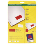 Etikete ILK  45,7x21,2 mm pk20L Zweckform L6038-20 crvene - Slika 3