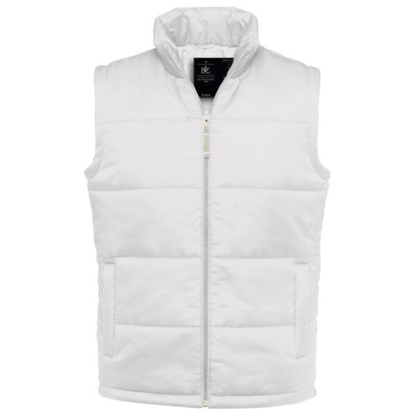 Prsluk zip muški B&C Bodywarmer/men bijeli L!!