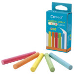 Kreda školska okrugla besprašna fi-10 mm 10boja pk10 Connect blister