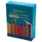 Kreda školska četvrtasta soft 12boja Connect