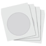 Etui za 1 CD papir s prozorom pk50 Verbatim 49992 bijeli - Slika 2