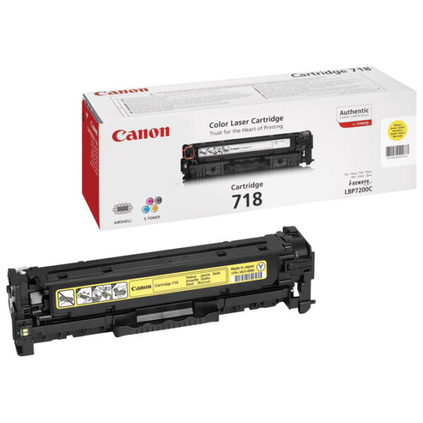 Toner Canon CRG 718,LBP7200 original žuti