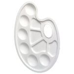 Paleta slikarska ovalna-10 posudica Herlitz 8643033 (300010391) blister