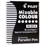 Tinta za nalivpero patrone Parallel pen pk6 Pilot IC-P3-S6 crna