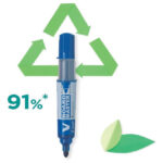 Marker za bijelu ploču 2,3 mm V Board Master Begreen Pilot WBMA-VBM-M-L-BG plavi - Slika 3