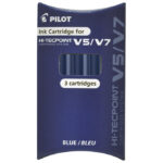 Roler 0,7 mm Hi-Tecpoint V7 Cartridge Begreen Pilot BXC-V7-BG plavi - set refila GRATIS!! - Slika 2