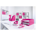 Stroj za spajanje do  30 listova stolni Wow Leitz 55022223 metalik rozi - Slika 2