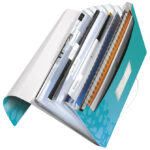 Mapa za kućni budžet  6 pregrada s gumicom pp Wow Leitz 45890151 tirkizna - Slika 2