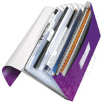 Mapa za kućni budžet  6 pregrada s gumicom pp Wow Leitz 45890162 ljubičasta - Slika 2