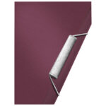 Fascikl klapa s gumicom pp A4 Style Leitz 39770028 bordo - Slika 3
