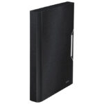 Mapa za kućni budžet  6 pregrada s gumicom pp Style Leitz 39570094 crna - Slika 3