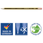 Olovka grafitna HB s gumicom Noris Staedtler 122-HB - Slika 2