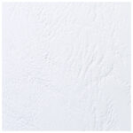 Korice za spiralni uvez 250g karton reljefne A4 pk100 GBC CE040070 bijele