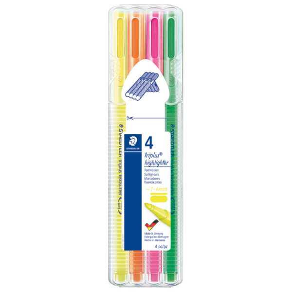 Signir 1-4 mm neon Triplus Staedtler 362 SB4 4boje