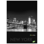 Teka meki uvez A4 čista 40+2L Cities by night Elisa sortirani motivi - Slika 3