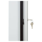 Ploča oglasna magnetna-staklena krilna vrata 100x75,2x3,7 cm Nobo 1902560 bijela - Slika 5