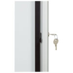 Ploča oglasna magnetna-staklena krilna vrata 100x75,2x3,7 cm Nobo 1902560 bijela - Slika 6