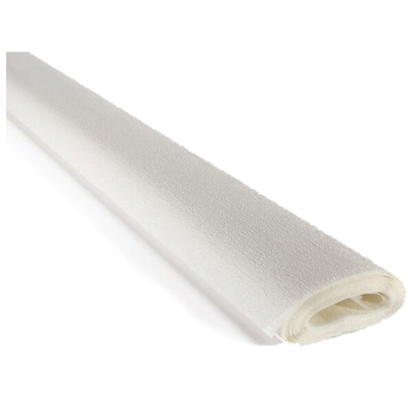 Papir krep  40g 50x250 cm Cartotecnica Rossi 330 bijeli