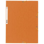 Fascikl klapa s gumicom chartreuse A4 Exacompta 55504E narančasti