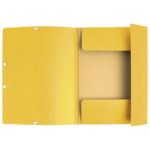 Fascikl klapa s gumicom chartreuse A4 Exacompta 55509E žuti - Slika 2