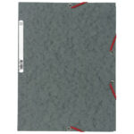 Fascikl klapa s gumicom chartreuse A4 Exacompta 55511E tamnosivi