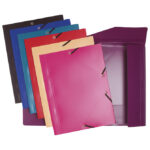 Fascikl klapa s gumicom pp A4 Exacompta 55903E zeleni - Slika 2