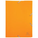 Fascikl klapa s gumicom pp A4 Exacompta 55909E narančasto-žuti