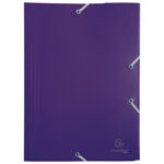 Fascikl klapa s gumicom pp A4 Exacompta 55918E ljubičasti