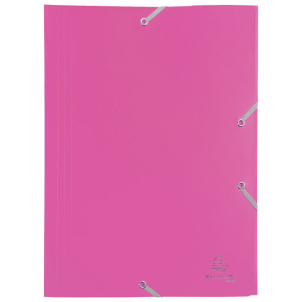 Fascikl klapa s gumicom pp A4 Exacompta 55920E ciklama
