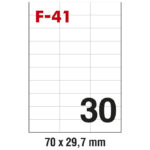 Etikete ILK  70x29,7 mm pk100L Fornax F-41