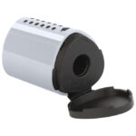 Šiljilo pvc s pvc kutijom 1rupa Grip 2001 mini Faber-Castell 183700 srebrno - Slika 2