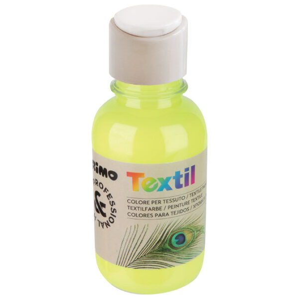 Boja tempera za tekstil 125ml Primo 410TXF125210 fluorescentno žuta