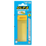 Nož za skalpel  9 mm pk10 Olfa AB10-B srebrni blister - Slika 2