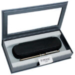 Set poklon olovka multifunkcijska ELE + etui kožni Penac srebrna