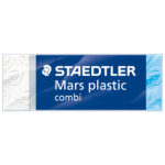 Gumica Mars plastic combi Staedtler 526508 bijela/plava-KOMAD - Slika 2