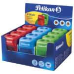 Šiljilo pvc s pvc kutijom 2rupe Pelikan 700238 sortirano - Slika 2