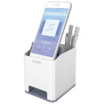 Čaša za olovke pvc četvrtasta Wow Leitz 53631001 bijela/siva - Slika 2