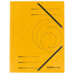 Fascikl klapa s gumicom karton A4 Herlitz 10843886 (300002796) žuti