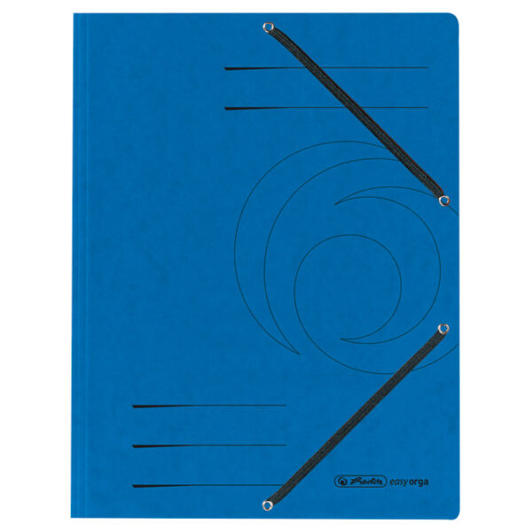 Fascikl klapa s gumicom karton A4 Herlitz 10843910 (10843910) plavi