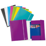 Fascikl klapa s gumicom karton A4 Wow Leitz 39830001 biserno bijeli - Slika 2