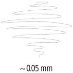 Flomaster za tehničko crtanje  0,05 mm pigment liner Staedtler 308 005-9 crni - Slika 5