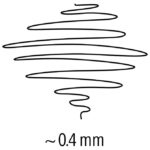 Flomaster za tehničko crtanje 0,4 mm pigment liner Staedtler 308 04-9 crni - Slika 5