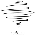 Flomaster za tehničko crtanje 0,5 mm pigment liner Staedtler 308 05-9 crni - Slika 6