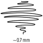 Flomaster za tehničko crtanje 0,7 mm pigment liner Staedtler 308 07-9 crni - Slika 5