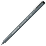Flomaster za tehničko crtanje 0,8 mm pigment liner Staedtler 308 08-9 crni - Slika 2