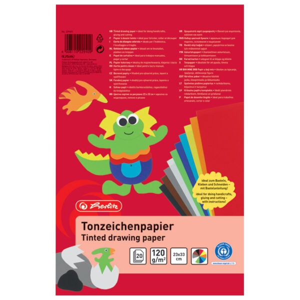 Kolaž papir 20L 23x33 cm Herlitz 229401 (300003876)